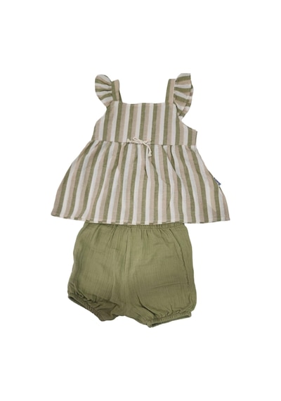 Babydoll Elbise Miniworld -11122 Yeşil