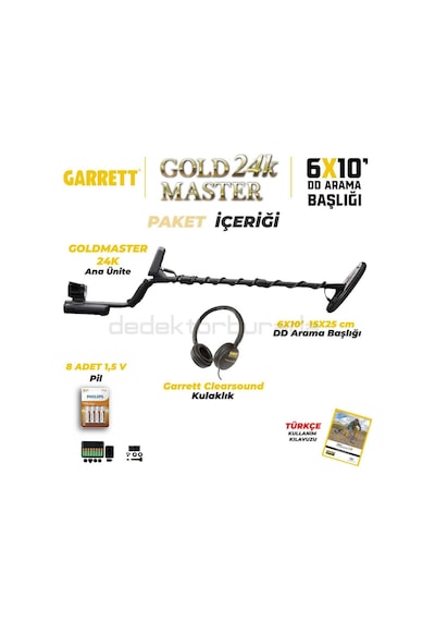 Garrett Goldmaster 24k Altın Dedektörü