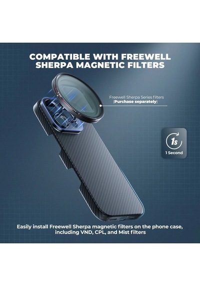 Freewell Pro Filmmaker Apple  Uyumlu iPhone Case Iphone 16 Pro - 17mm Mount