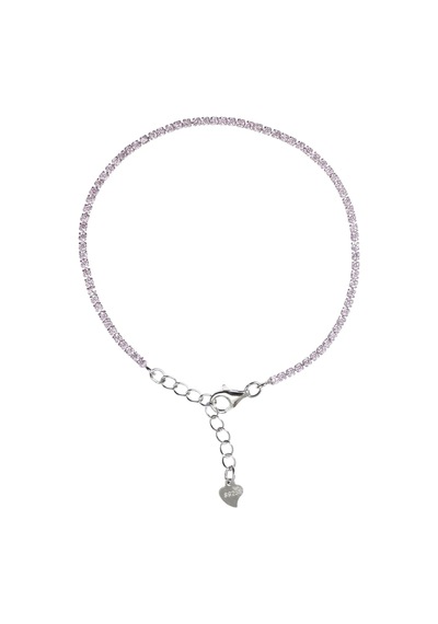 Gblk008-p-madam Matmazel Su Yolu Zirkon Taşlı Gümüş Unisex Bileklik 925 Ayar