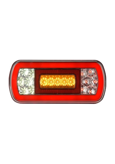 12V Stop Lambası Neon Ledli 4 Fonksiyonlu Kablolu 220X100X