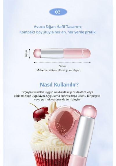 Missha A'pieu Juicy-pang Silicone Lip&Cheek Brush
