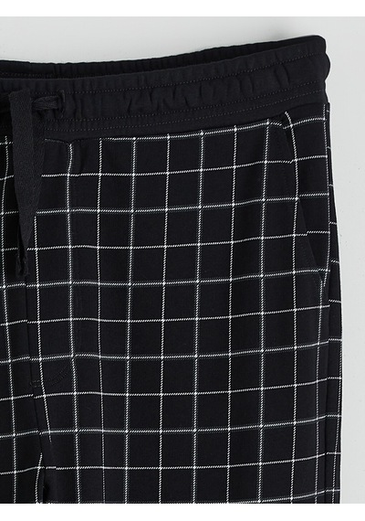 Lc Waikiki Lc Waıkıkı Siyah Standart Kalıp Ekose Desenli Erkek Pijama Alt