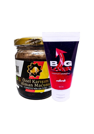 Bglover Günlükpenisbakım Masaj Kremi 50ml + Özel Karışım Alaman Macunu 240 Gr