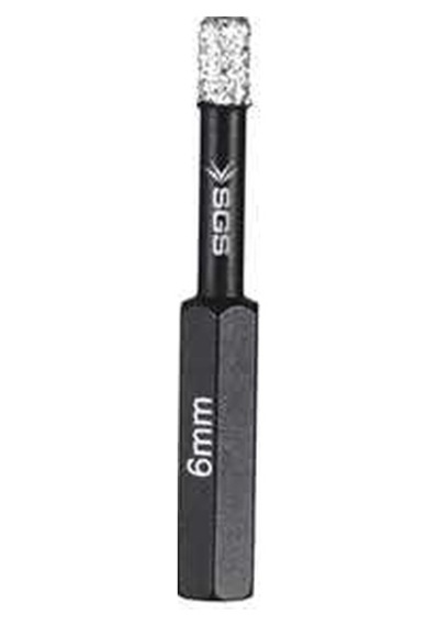 Ayrex Ve Granit Delme Panç Hex Şekilli 6 Mm Siyah Model Sgs2756