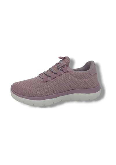 Zerhan Bewıld 434 Kadın Pudra Çorap Model File Hafif Taban Loafer Spor Ayakkabı Pudra