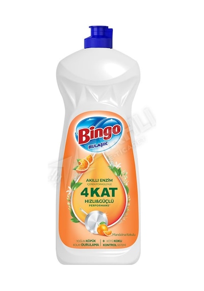 3 Adet Bingo Sıvı Bulaşık Deterjanı Mandalina 1500 Ml