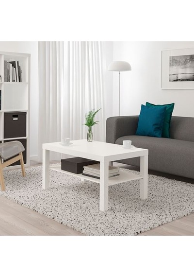 Ikea Lack Orta Sehpa, Beyaz, 90x55 Cm