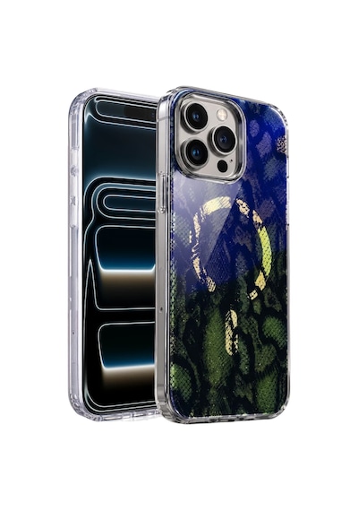 Onegif Apple İphone 16 Pro Max Uyumlu Desina Magsafe Kapak - Desen 7 Çok Renkli