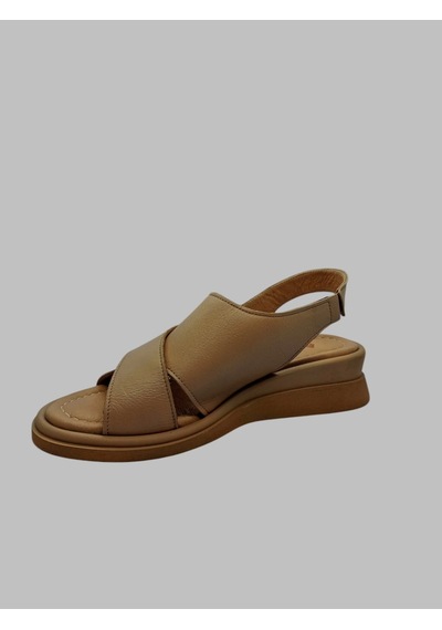 Albini A-24y101301 Kadın Deri Sandalet Ten