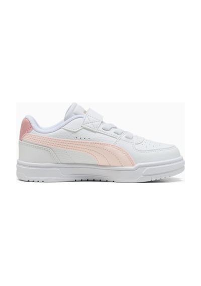 Puma Caven Çocuk Spor Ayakkabı Cırt Cırtlı Rahat Günlük Sneaker Beyaz/pembe