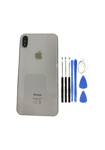 Apple Uyumlu iPhone Xs Max Boş Kasa + Montaj Seti Beyaz