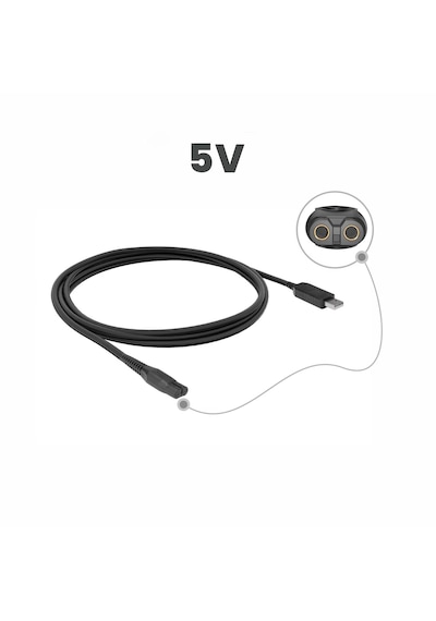 Philips Mg3915 6'sı 1 Arada Bakım Seti İle Uyumlu 5v Usb Şarj Kablosu