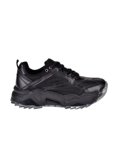 Pullman Kadın Spor Ayakkabı Sneaker Sms-65118 Siyah-siyah Siyah