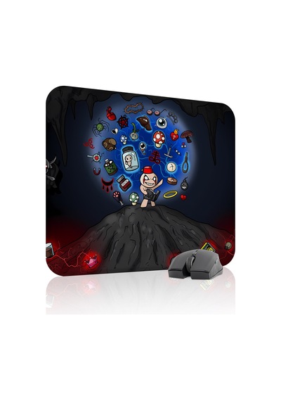 Binding Of Isacc Kaymaz Dikişli Kauçuk Oyuncu Mousepad V5 - 48x40 Xl Gaming Mouse Pad Fare Altlığı