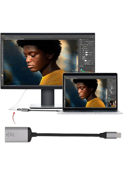 Wozlo Usb-c Usb 3.1 Type C Erkek To Mini Displayport Dişi 4k 60hz Çevirici Dönüştürücü Kablo