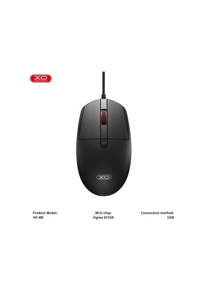 Hassas Optik Sensörlü Sessiz Ve Ergonomik Kablolu Mouse 2000 Dpı Ayarlanabilir Kablosuz