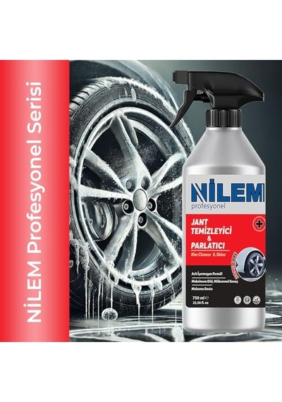 Ayrex Nilem Profesyonel Jant Temizleyici Ve Parlatıcı 750 Ml
