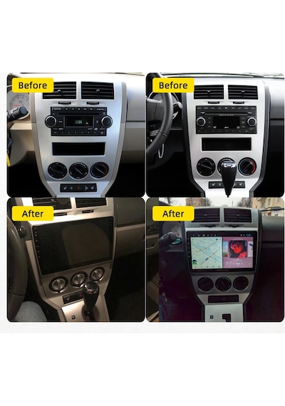 Jeep Compass Android Multimedya 2/32gb Carplay 9 İnc Hd Ips Ekran