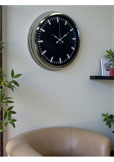 Elegance 40 Cm Metal Dekoratif Duvar Saati Çok Renkli