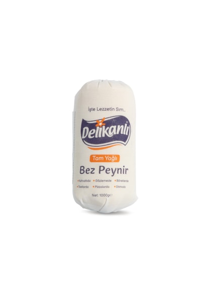 Delikanlı Tam Yağlı Bez Tulum Peynir 1 KG