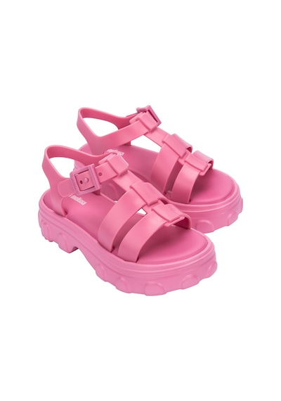 Mini Melissa Ella Infantil Preto Kız Çocuk Sandalet Pembe 36442