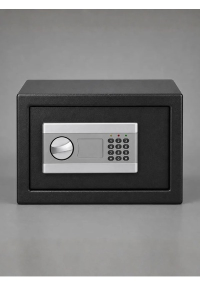Çelik Elektronik Şifreli Anahtarlı Para Kasası Orta Boy Ev-ış-ofis-otel Tipi Bf801-m