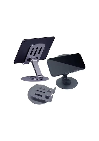 Tr 360 Ayarlanabilir Katlanır Taşınır Masaüstü Metal Telefon Tutucu Samsung,ıphone, Xiaomi Uyumlu
