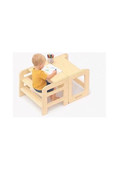 Doğal Montessori Su Kontrası Eğitici Aktivite Yürüteci Geçmeli Sistem & Kolay Kurulum