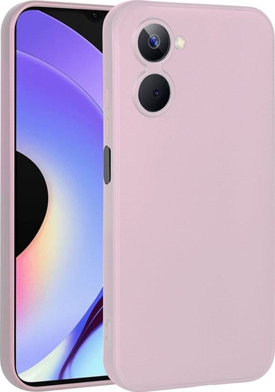 Realme 10 4g Kılıf Zore Premier Silikon Kapak Rose Gold