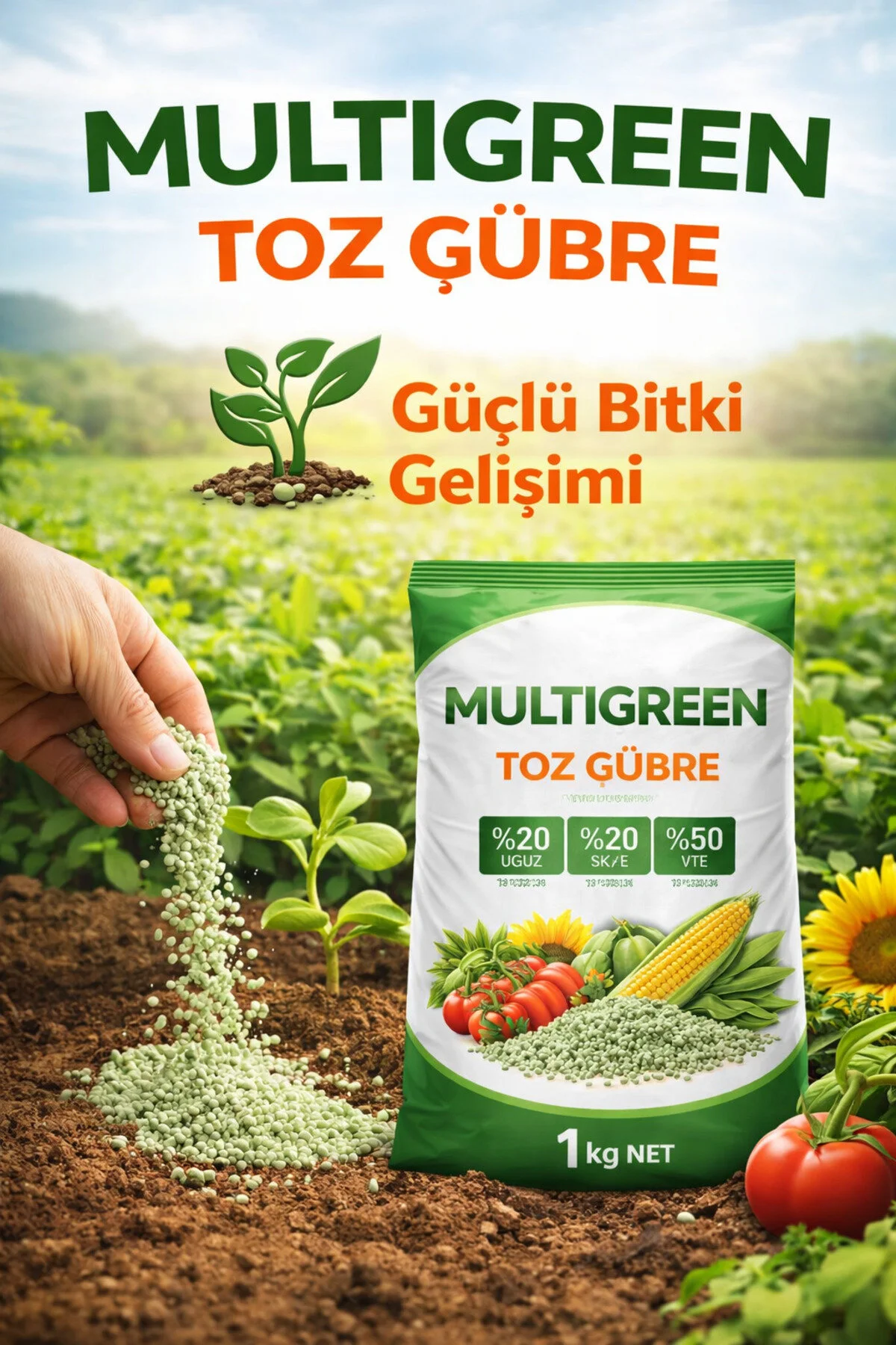 Multigreen Toz Gübre 1 kg
