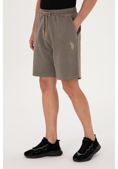 U.s. Polo Assn. Erkek Vizon Şort Örme 50298037-vr052 Vizon