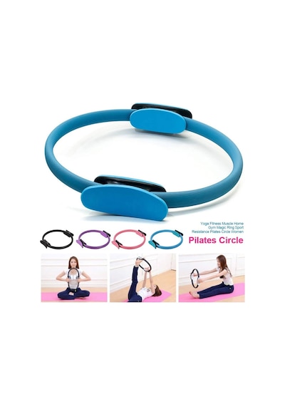 Pilates Direnç Halkası Kas Güçlendirme Esneklik Denge Pelvik Taban Egzersiz Çemberi