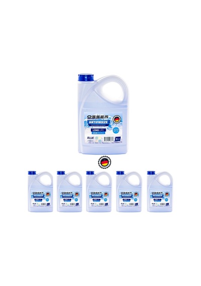 Osser 3 Lt Mavi Antifriz 6 'lı Paket