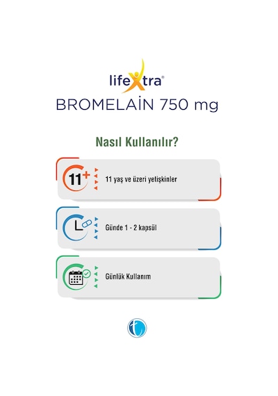 Lifextra Bromelain  60 Kapsül