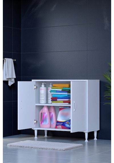 Eliusta Arden 70 Cm Beyaz 2 Bölmeli Banyo Düzenleyici Dolap 1 Raflı Çok Amaçlı Mutfak Dolabı 70x75x32,5 Cm Beyaz Eliusta Arden 70 Cm Beyaz 2 Bölmeli Banyo Düzenleyici Dolap 1 Raflı Çok Amaçlı Mutfak Dolabı 70x75x32,5 Cm Beyaz