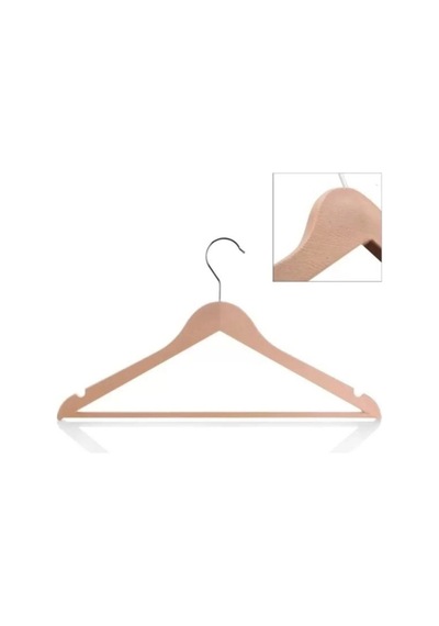 Balsa Bls 01 Krem Plastik Elbise Askısı 6 Lı Krem
