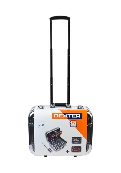 Dexter - 141 Parçalı Alet Çantası - Taşıma Çantalı - Komple Set - Alet Seti - Alet Çantası - Alet Kutusu