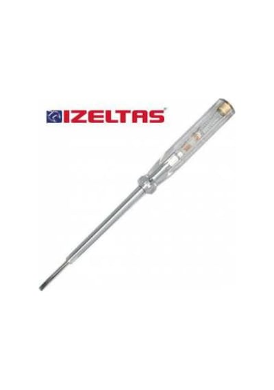 İzeltaş Kontrol Kalemi 190mm Düz Tornavida Elektrik Kontrol Kalem