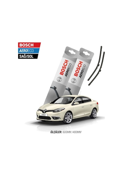 Renault Fluence Muz Silecek 2010-2017 Bosch Aeroeco