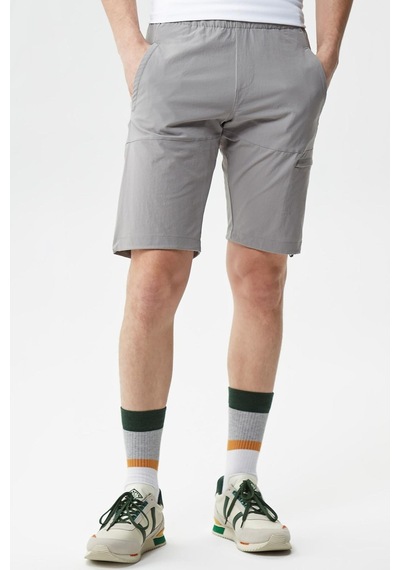 Lacoste Men's Slim Fit Grey Bermuda Short Erkek Bermuda Şort Gri