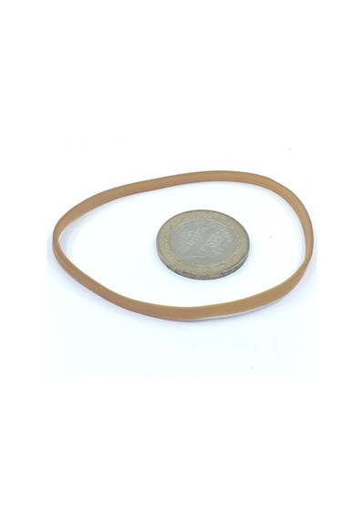 Ekoset 100 x 5 MM Geniş Kauçuk Paket Ambalaj Lastiği 500 G