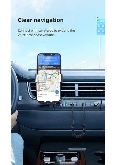 Lexroo Bluetooth Car Receiver Aux, Gri