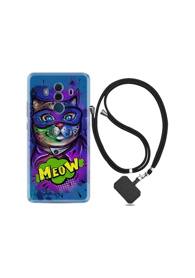 Huawei Mate 10 Pro Kılıf Boyun Askılı Super Meow 1715