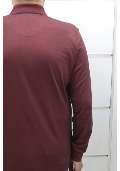 Santa Dmc Tekstil Erkek Düz Klasik Kesim Rahat Kalıp Polo Yakalı Tek Cep Kışlık Ince Sweat Bordo Santa Dmc Tekstil Erkek Düz Klasik Kesim Rahat Kalıp Polo Yakalı Tek Cep Kışlık Ince Sweat Bordo