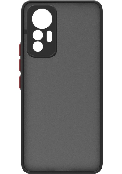 Xiaomi Mi 12 Lite Kılıf Zore Hux Düğme ve Kapak Zıt Renk Kılıf