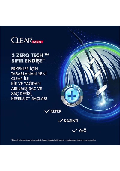 Men Yoğun Arındırıcı Kepeğe Karşı Etkili Şampuan 350 Ml