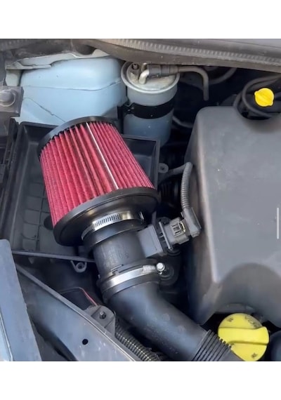Opel Corsa 1.3 Cdti Yüksek Performans Açık Hava Filtresi 7.6cm Kırmızı