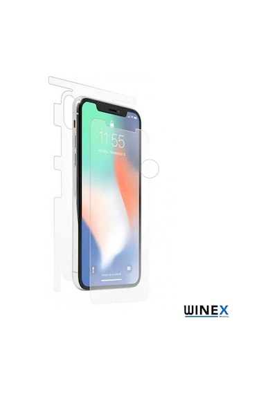 Xiaomi Mi Note 10 Lite Ön-Arka 360 Fullbody Darbe Emici Kaplama ve Hd Ekran Koruyucu