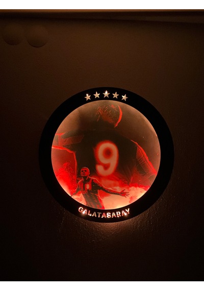Galatasaray Icardi Baskılı Bluetooth Bağlantılı Led Tablo